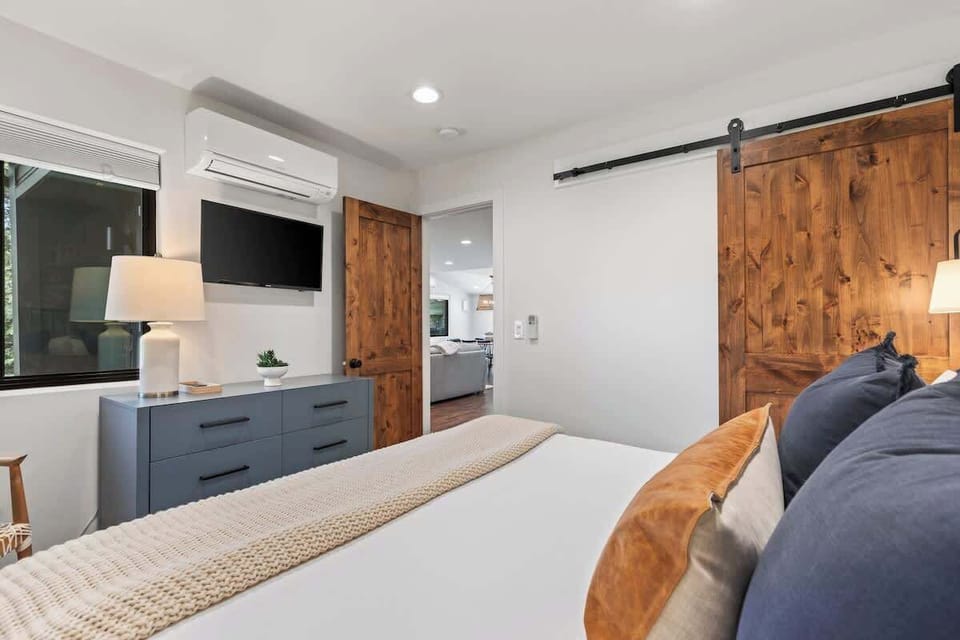 King bedroom with AC and Own TV