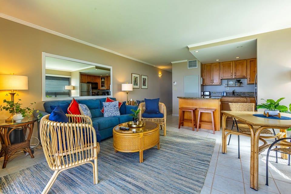 Guests can enjoy the new sofa sleeper