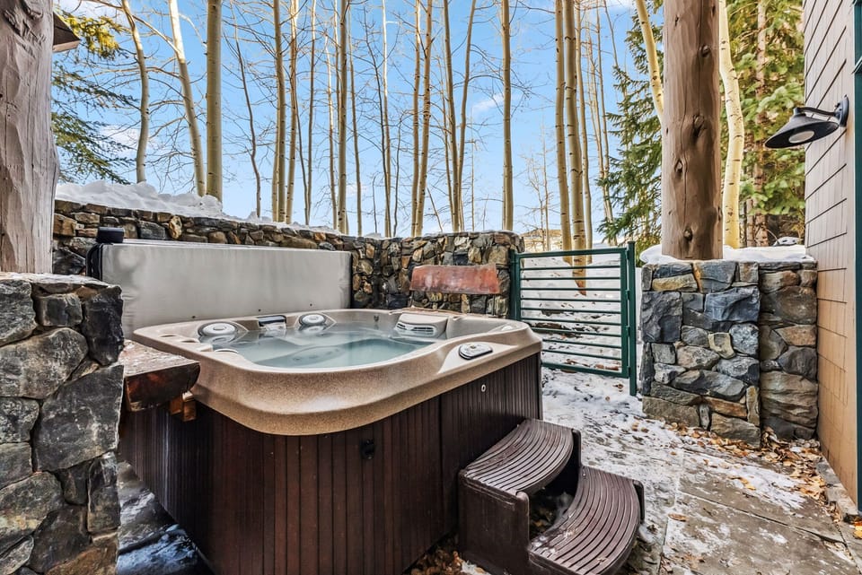 Patio: Hot tub, gas fire pit