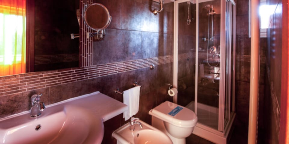 Classic Double Room | Bathroom | Shower, towels, soap, shampoo