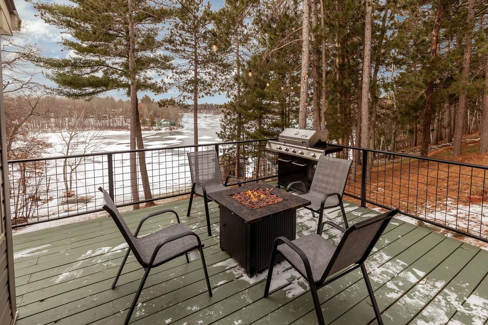 fire pit and grill on the deck as you take in the breathtaking views 