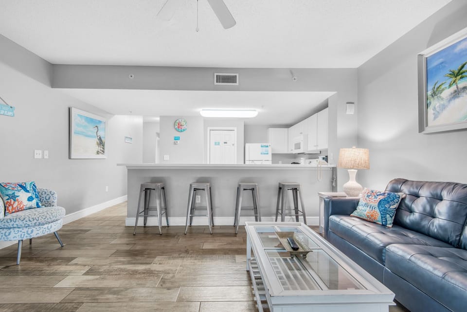 Living to kitchen view