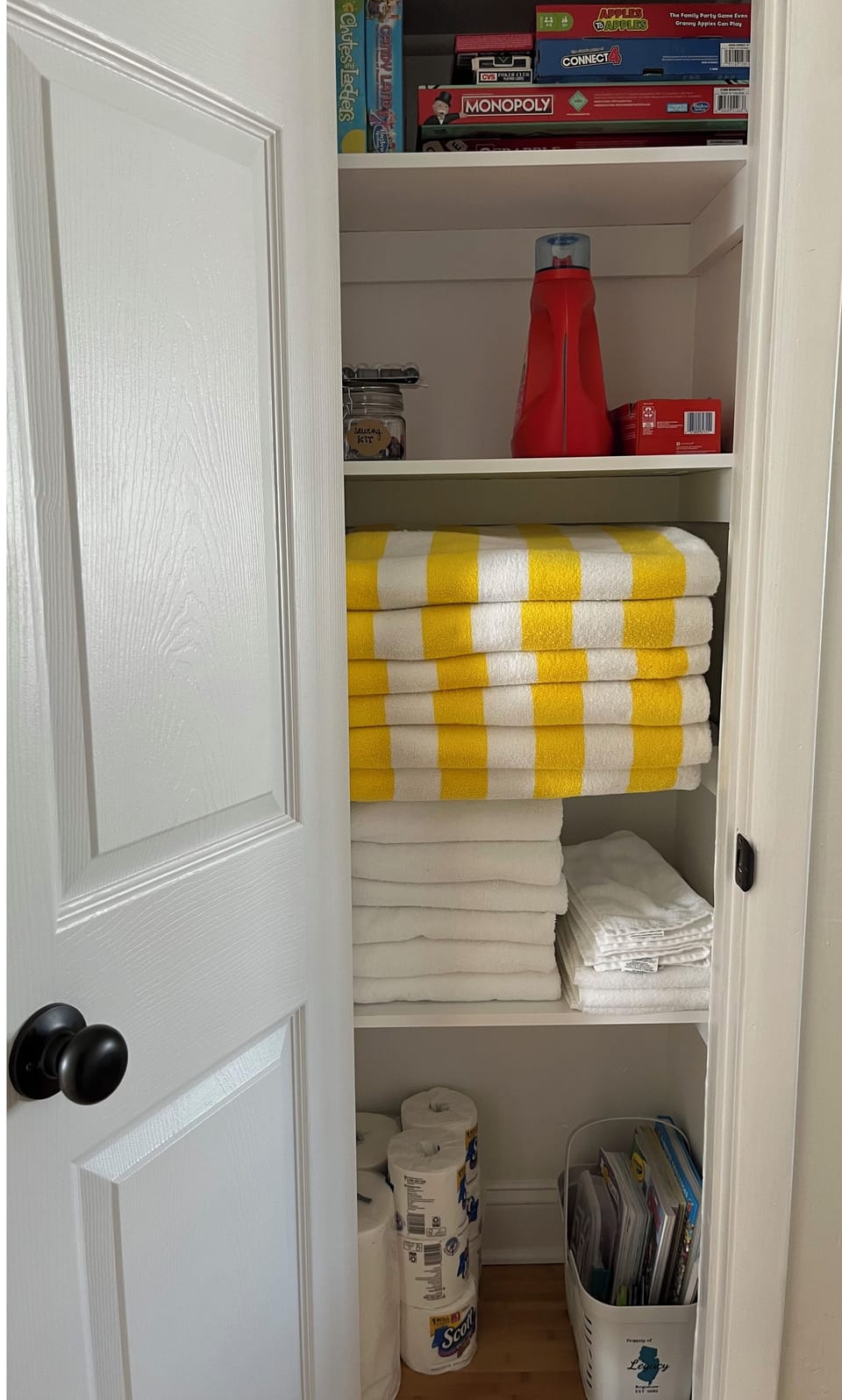 We provide sheets, towels and a washer/dryer located in the full bath.