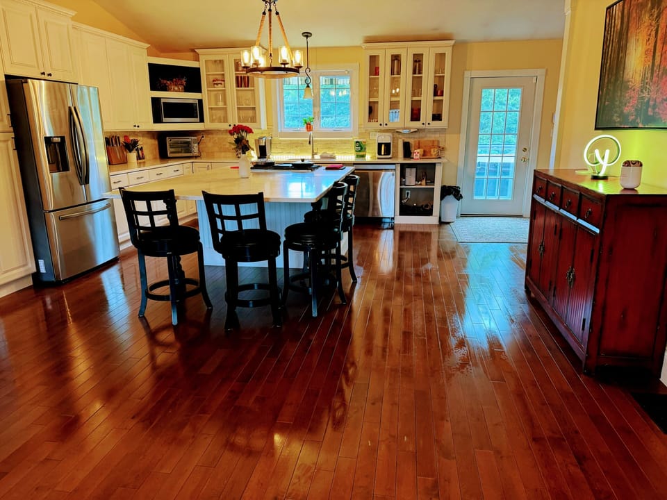 New kitchen flooring installed 2025