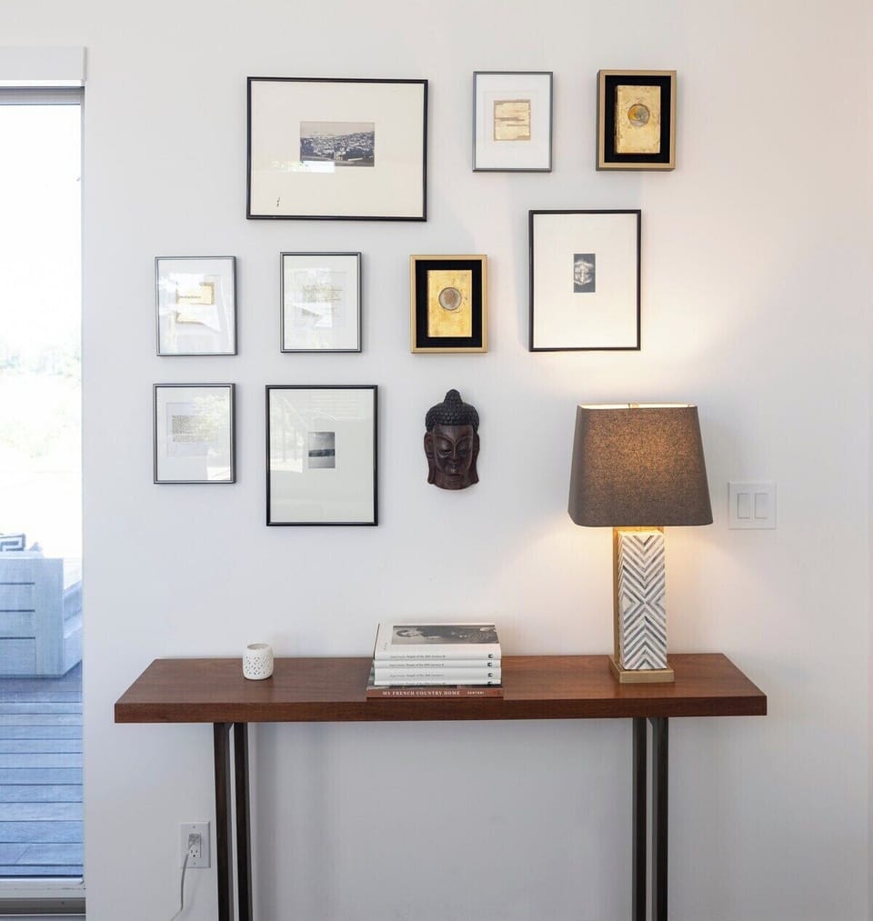 Enjoy our thoughtfully curated art collection throughout the villa.