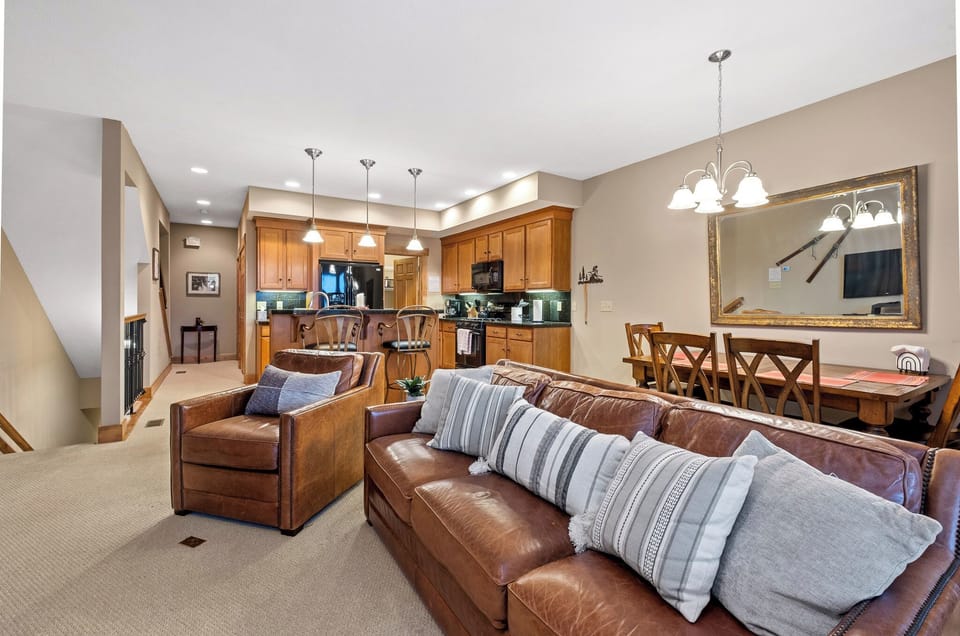 2nd Floor, Living Room and Kitchen.