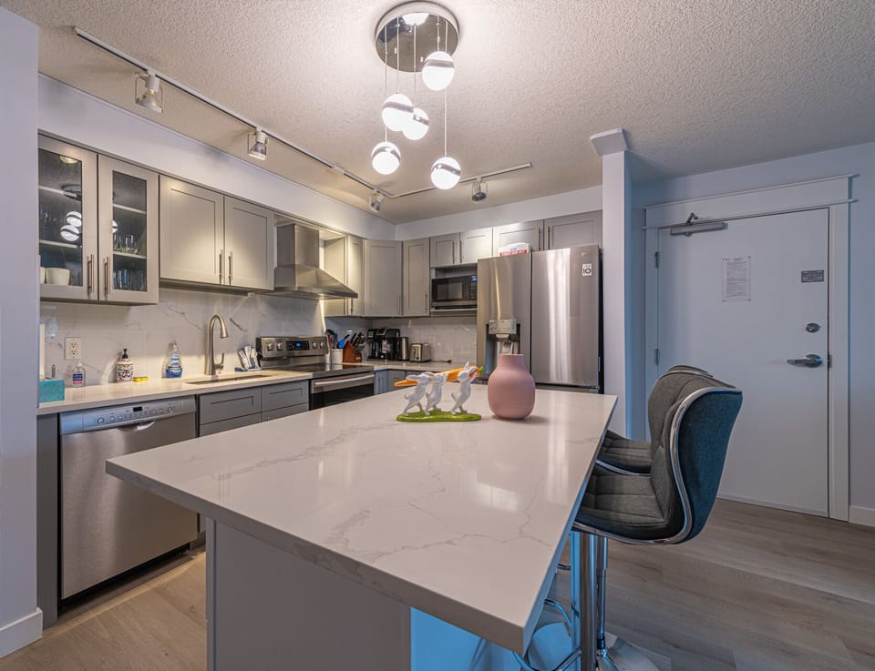 Family Apartment | Private kitchen | Full-size fridge, microwave, oven, dishwasher