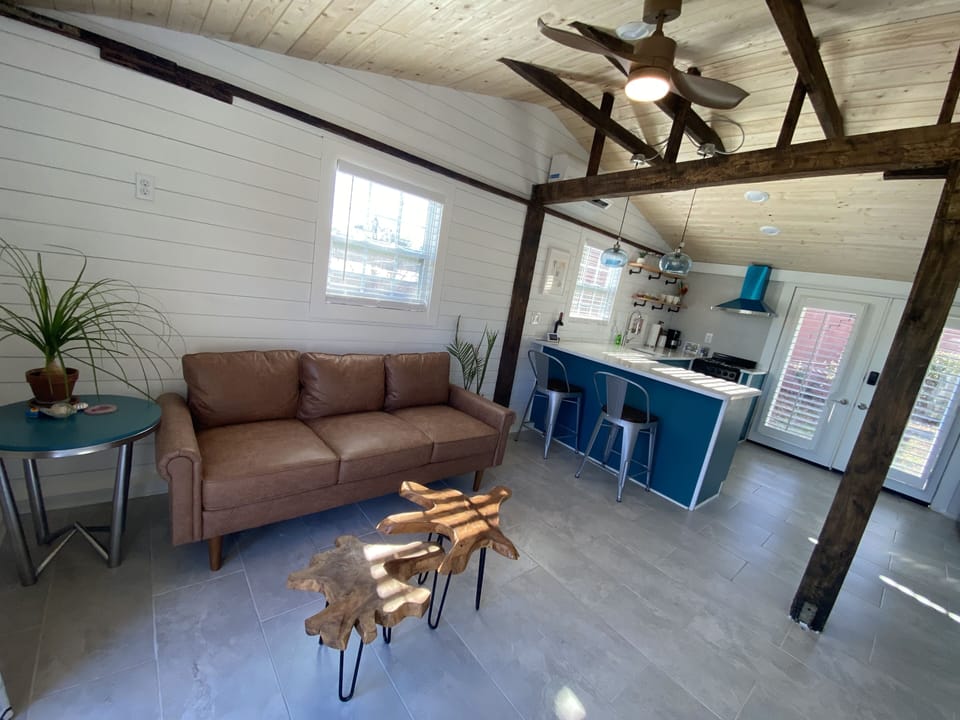 Open floor concept.