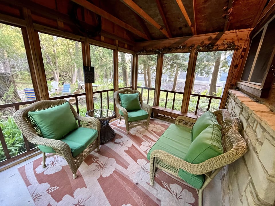 Lovely screened porch