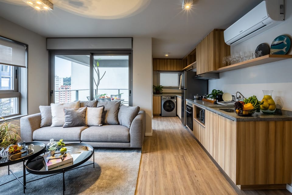 Premier Apartment | Living area | 29-inch Smart TV with digital channels