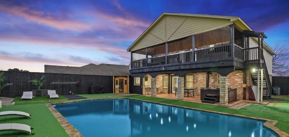 Beautiful private pool with serene views