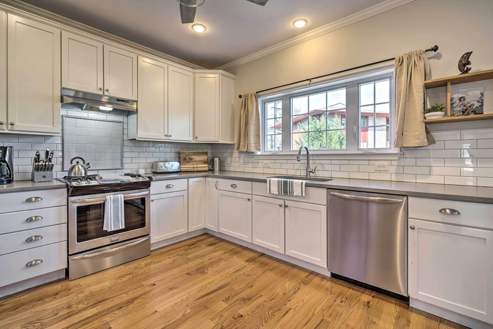 Kitchen | 1st Floor | Dishware & Flatware | Coffee Maker | Toaster