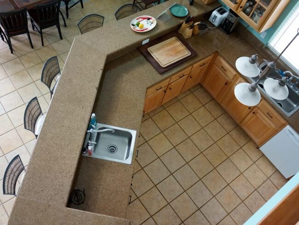 View of Kitchen from above