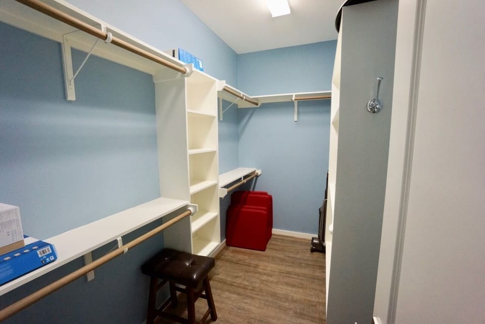 Private suite closet