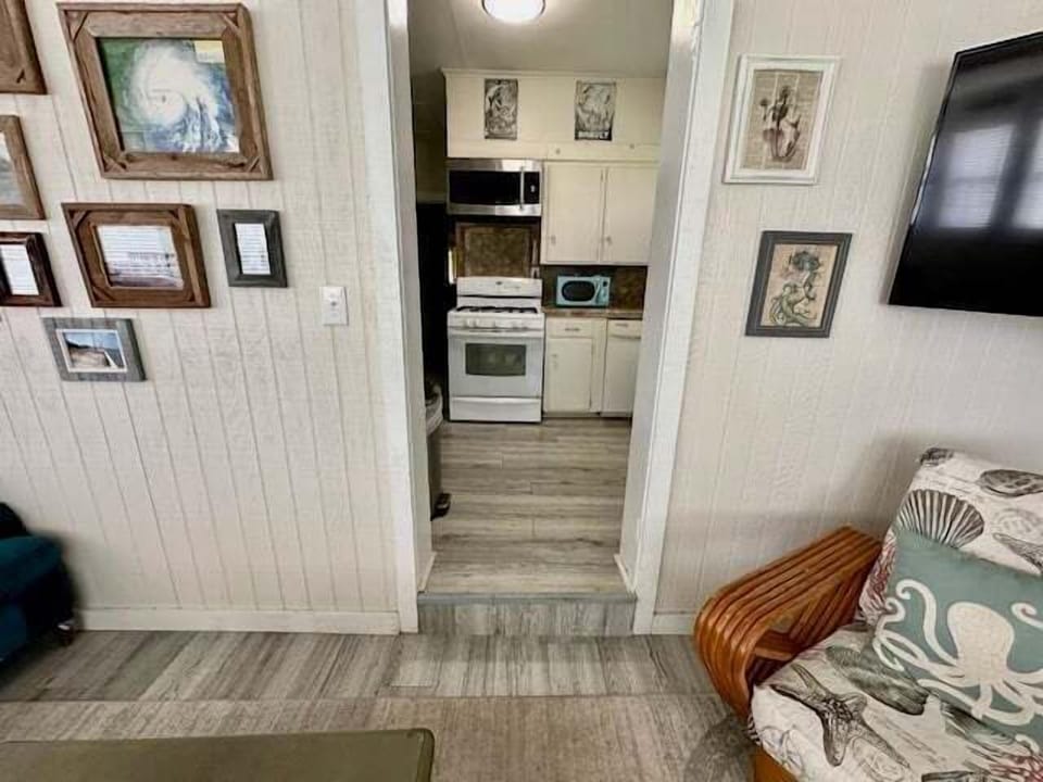 Step Up to enter kitchen