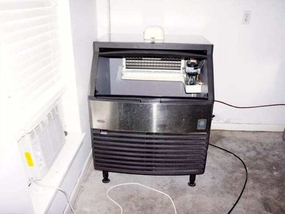 Ice Machine and Fishing Gear storeroom