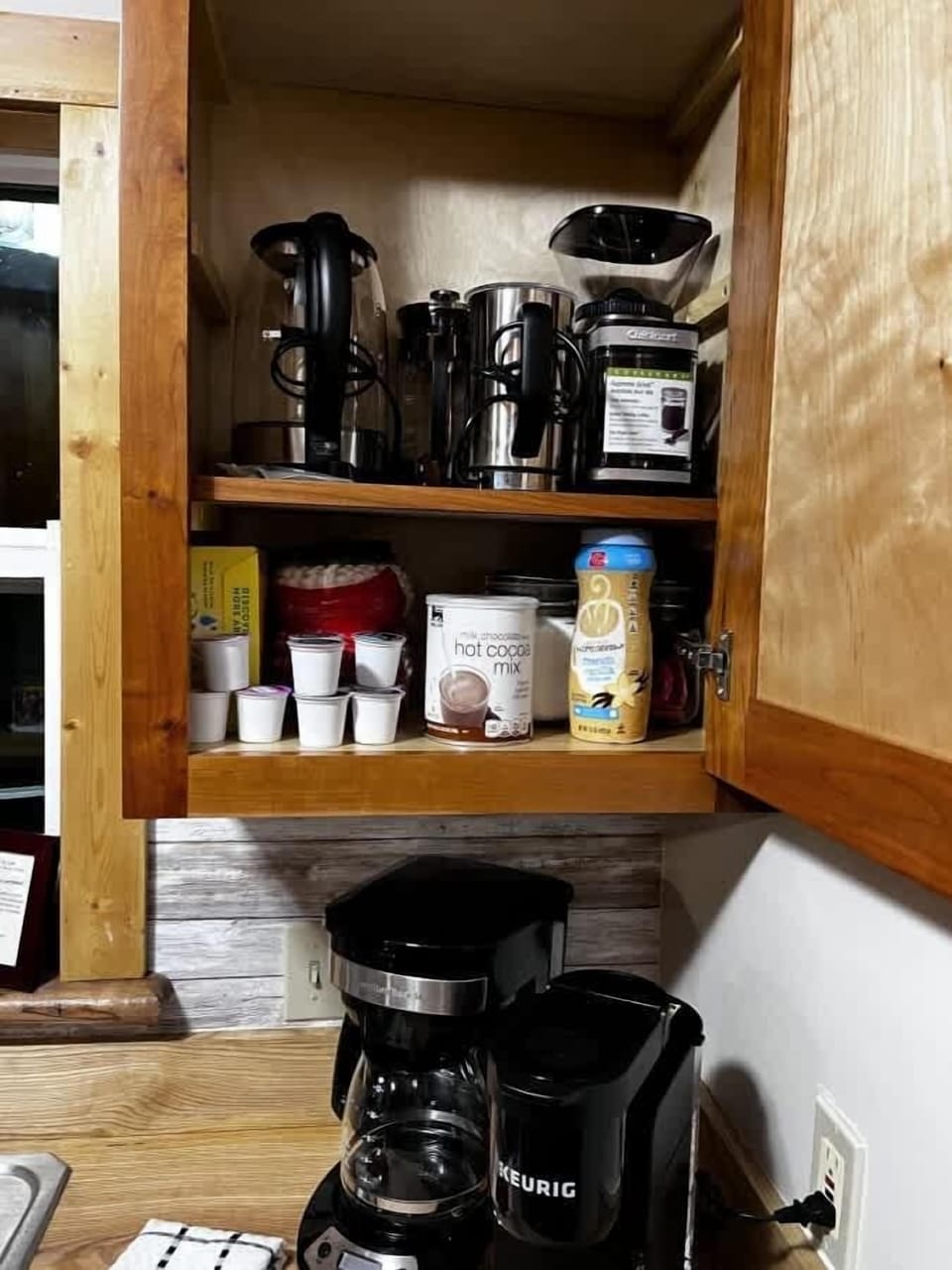 Coffee anyone?  We can grind it, froth it, boil it, make it by the pot or make it by the cup.