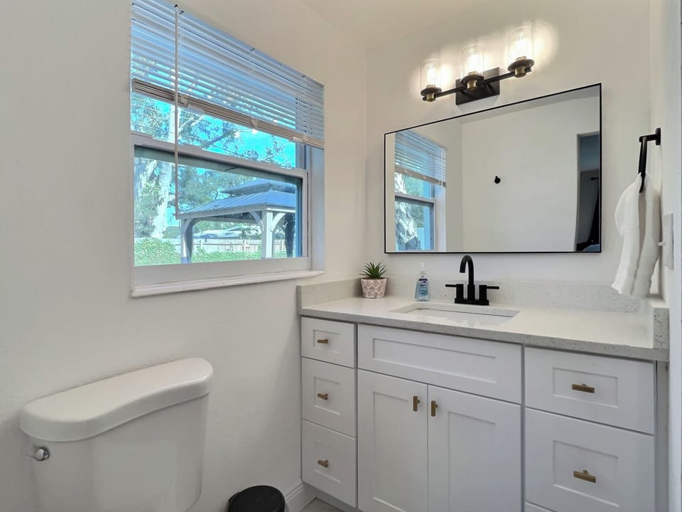 Master bathroom vanity