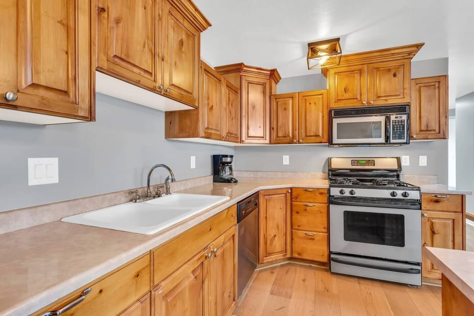 Rustic kitchen charm meets everyday functionality