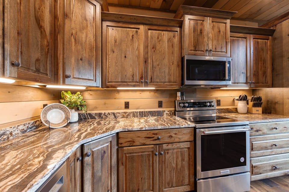 Stainless-Steel Appliances and Granite Countertops 