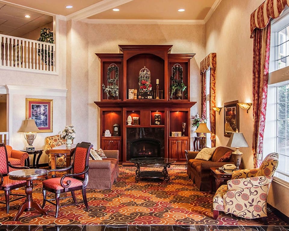 Lobby sitting area