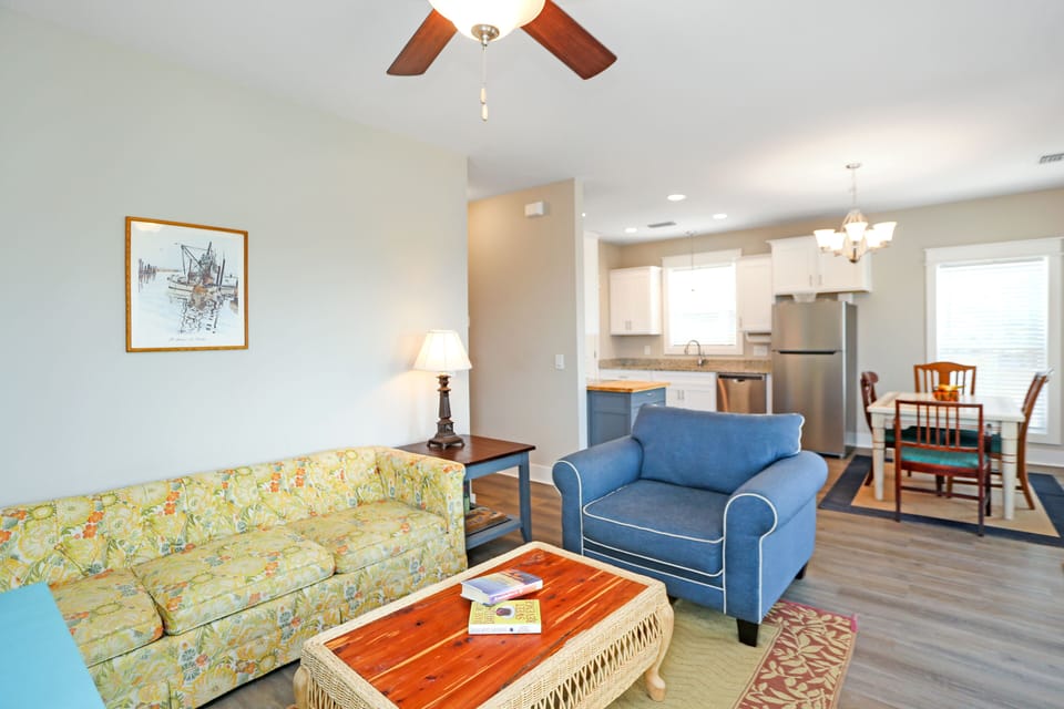 Living Room, Kitchen and Dining