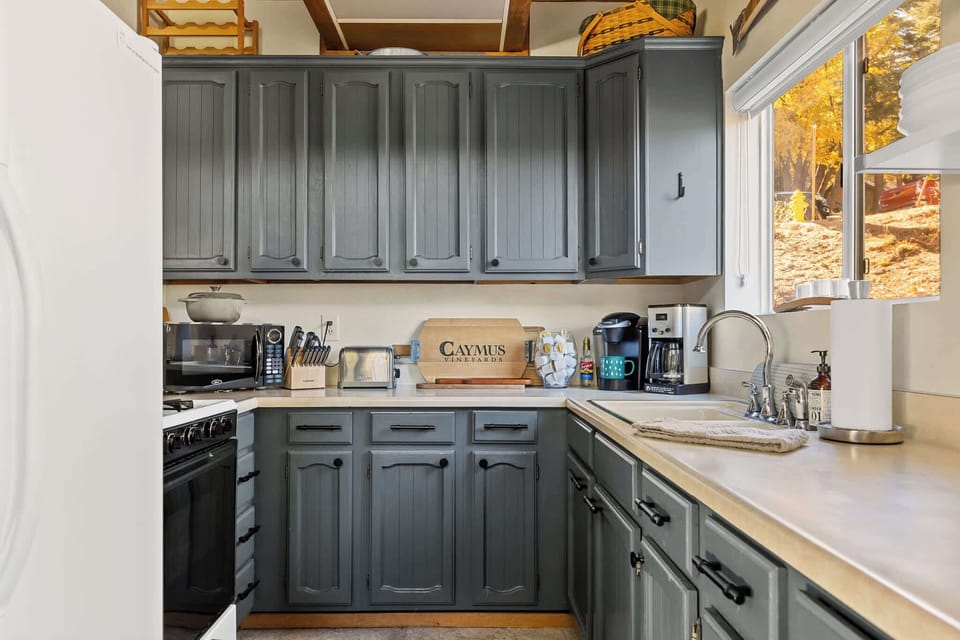House, Multiple Beds, Hot Tub, Mountain View (Chalet Vino) | Private kitchen | Coffee/tea maker, fridge, microwave, oven
