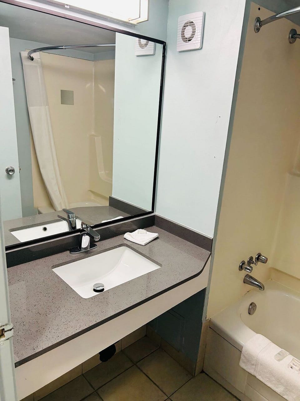Free toiletries, hair dryer, towels, soap