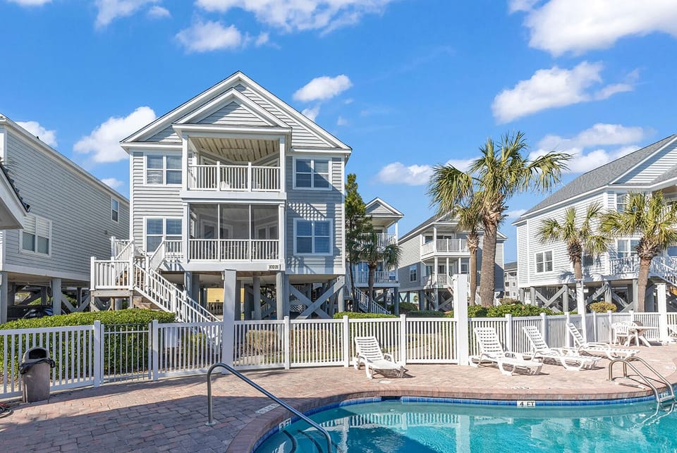 House enjoys a premium location right next to the pool.