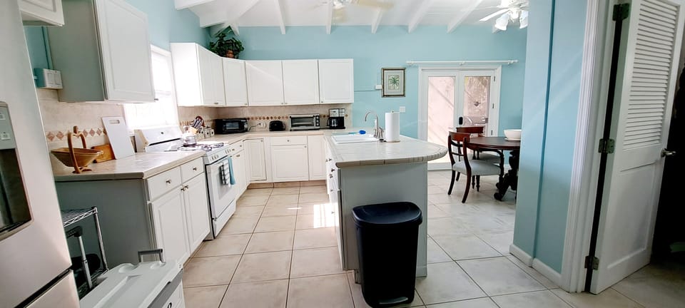 Kitchen, wide view.. door to “Jill” queen bedroom right... February 2023