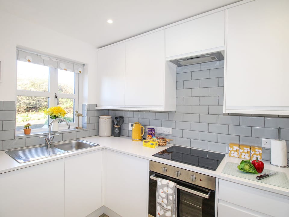 Fridge, dishwasher, electric kettle, toaster