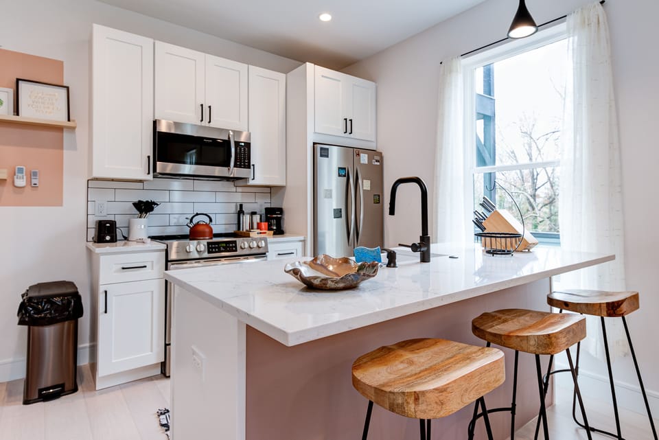 Kitchen with island seating