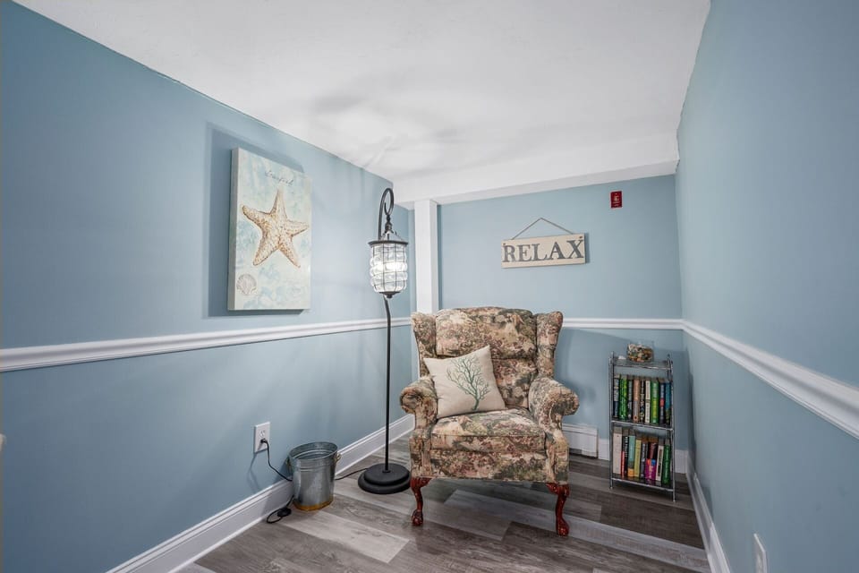 Cozy reading nook