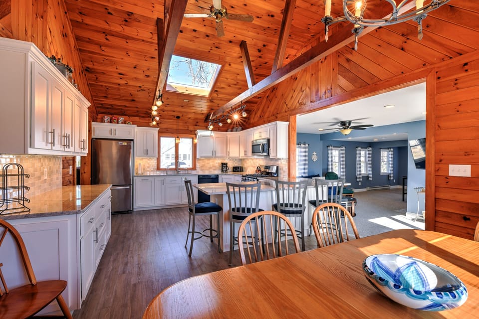 Cape Cod vintage wooden accents that give this home great charm.