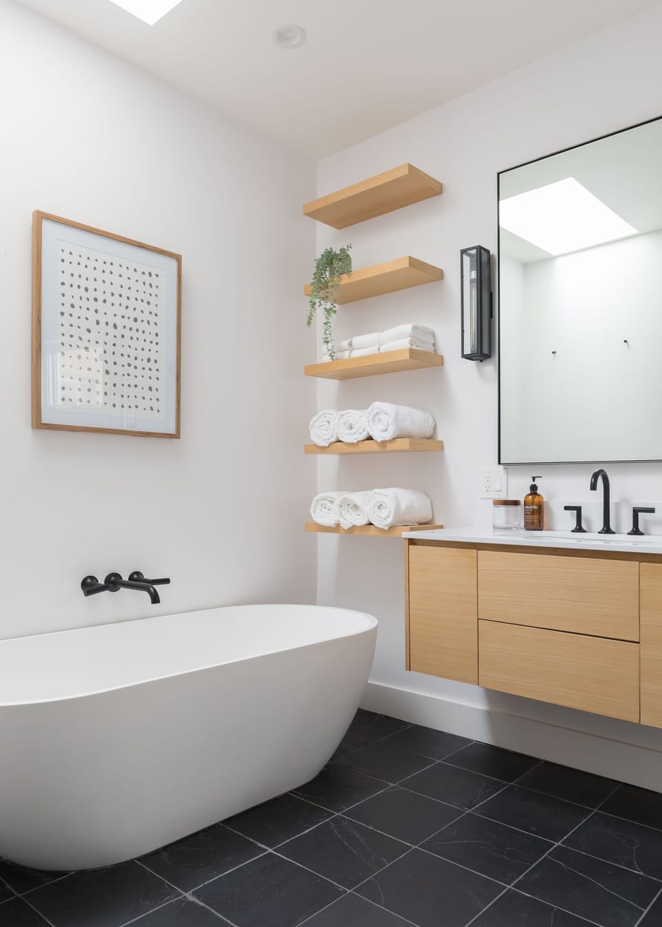 Free standing bath for the ultimate luxury 