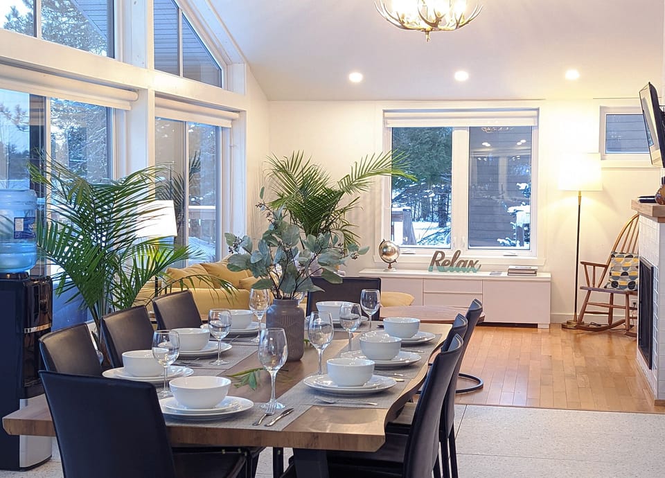 Dinning and living room area