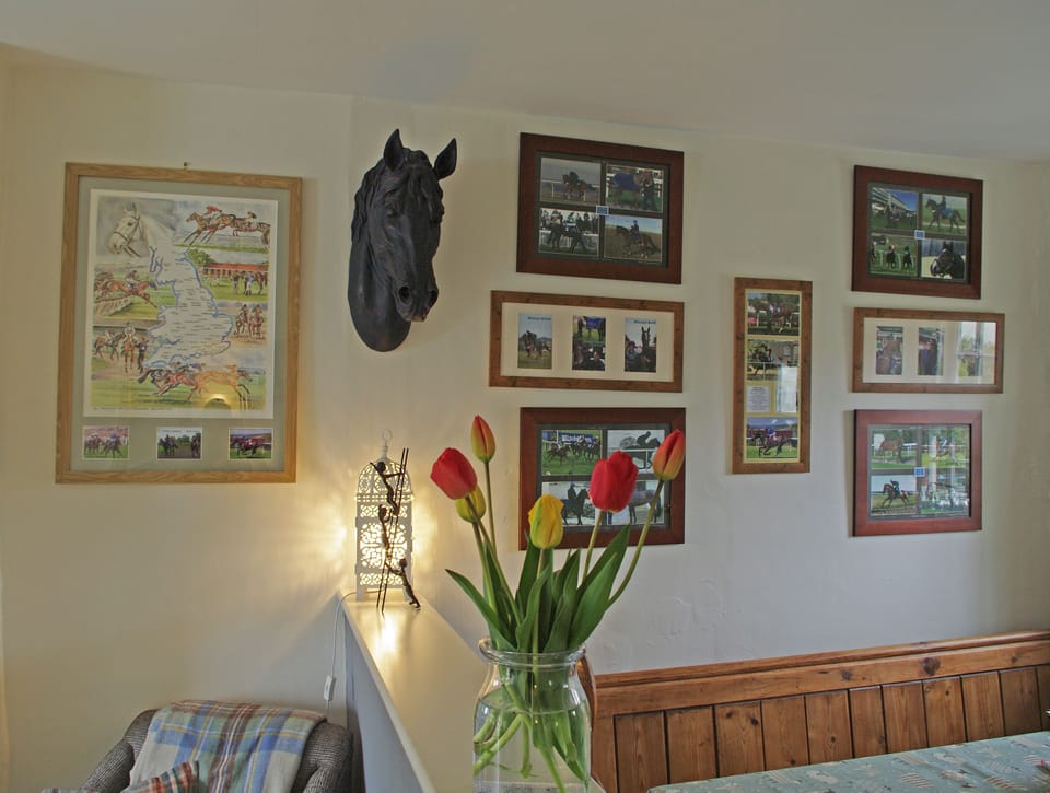 Dining area at Briar Cottage in Middleham in the Yorkshire Dales