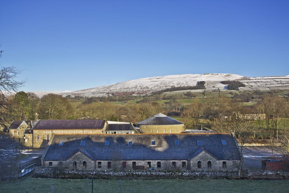 View from king size bedroom at Burnside View in Hawes, Wensleydale in the Yorkshire Dales