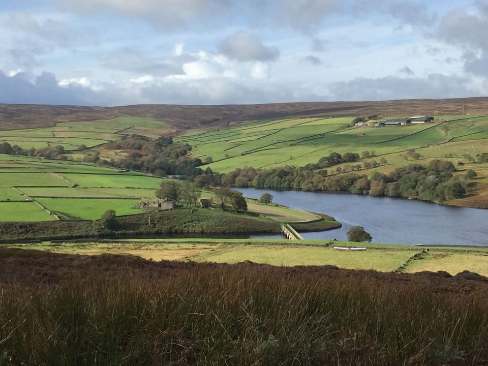 Nearby reservoir in Nidderdale