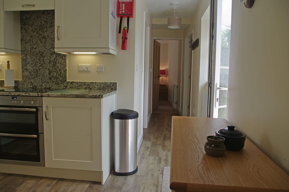 Kitchen at Hazelely Cottage in West Burton in Wensleydale in the Yorkshire Dales
