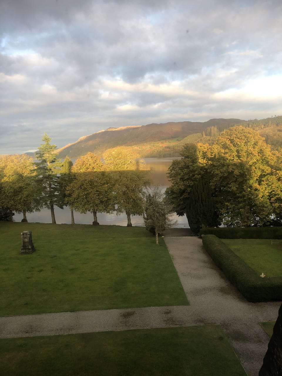 The view  from the window