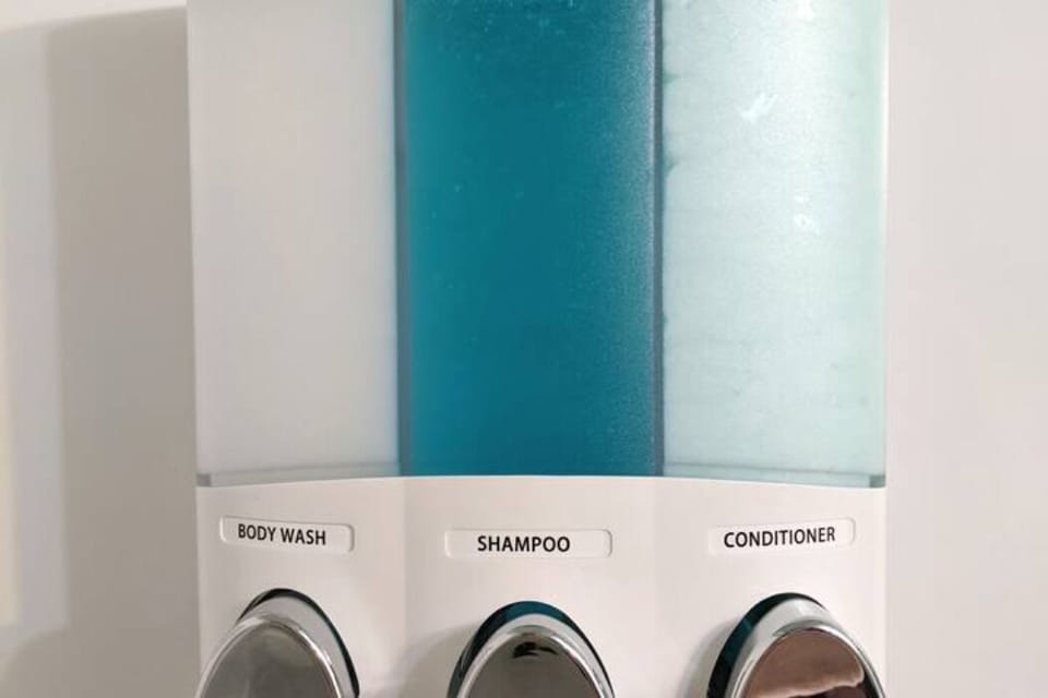 Shampoo, conditioner, and body wash is provided. No need to bring your own! 