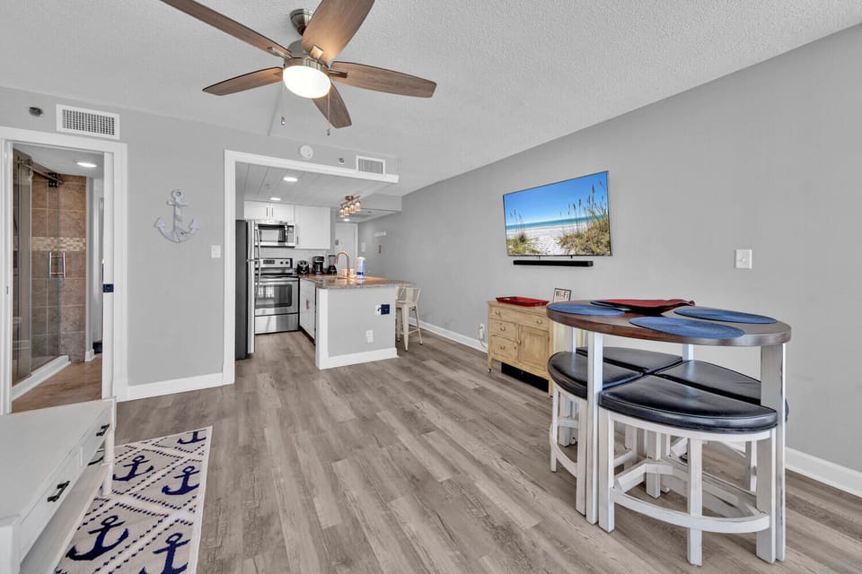 Living to kitchen view