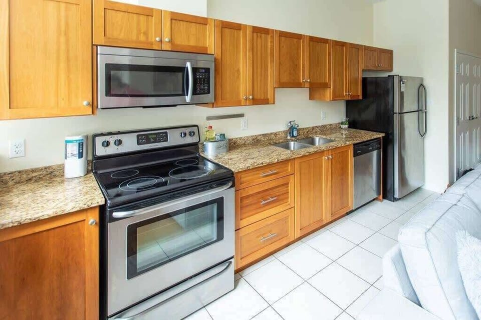 Open concept kitchen