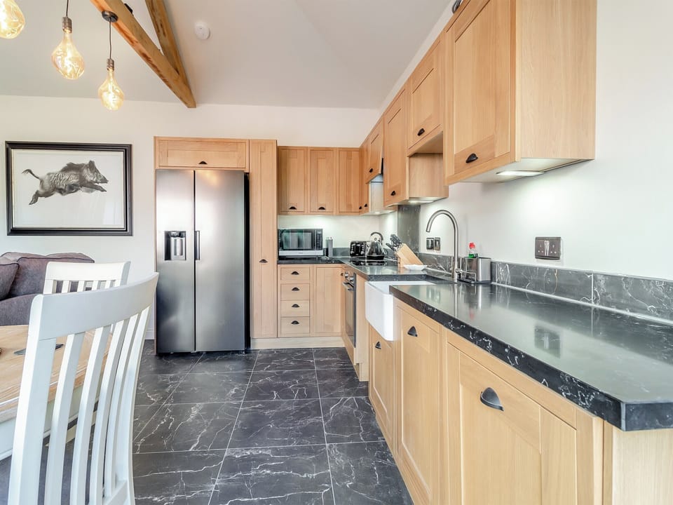 Kitchen area | The Stables at Bell House - Bell House Escapes, Swanton Novers