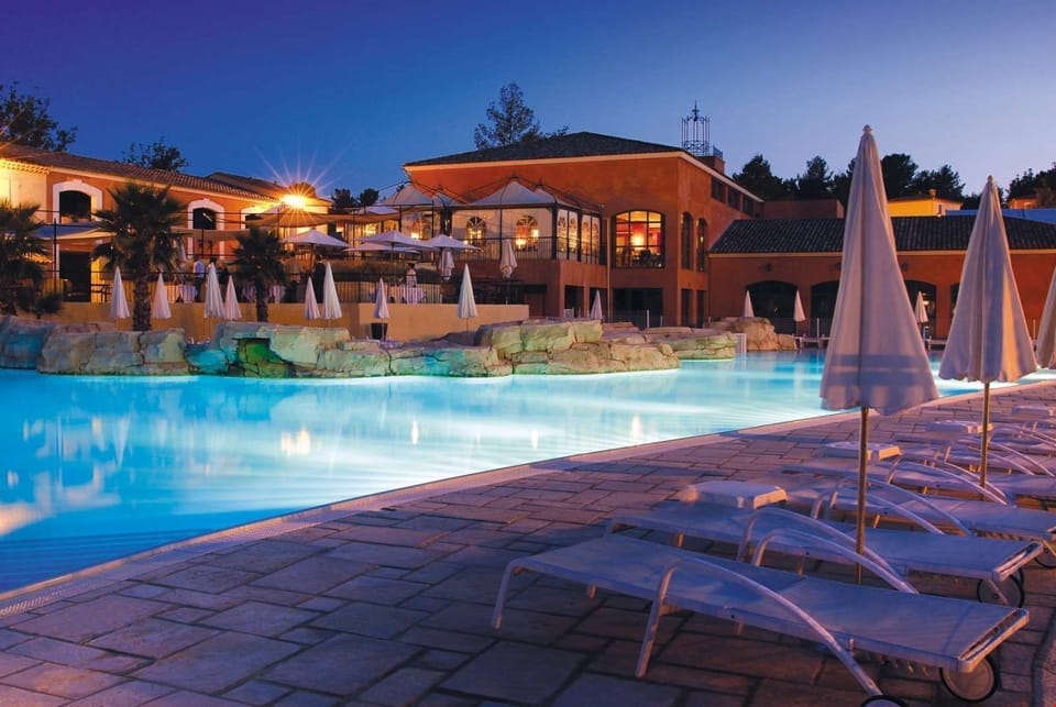 Relax by the outdoor pool.