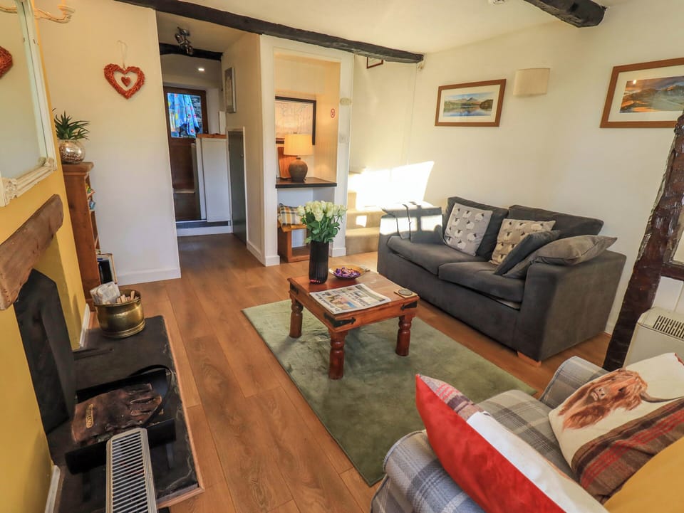 Cottage | Living area | Fireplace, DVD player