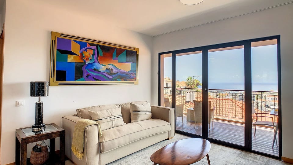 Oceanview luxury living apartment with a private balcony. #breakfast #romanticdinner #oceanview#