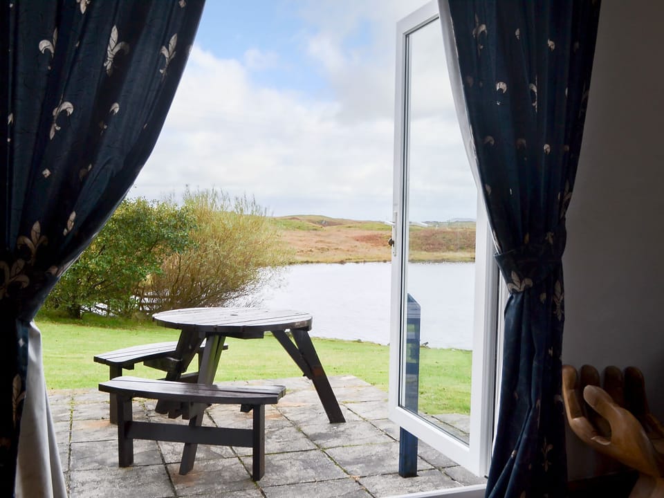 Patio | The Boat House, Lochmaddy