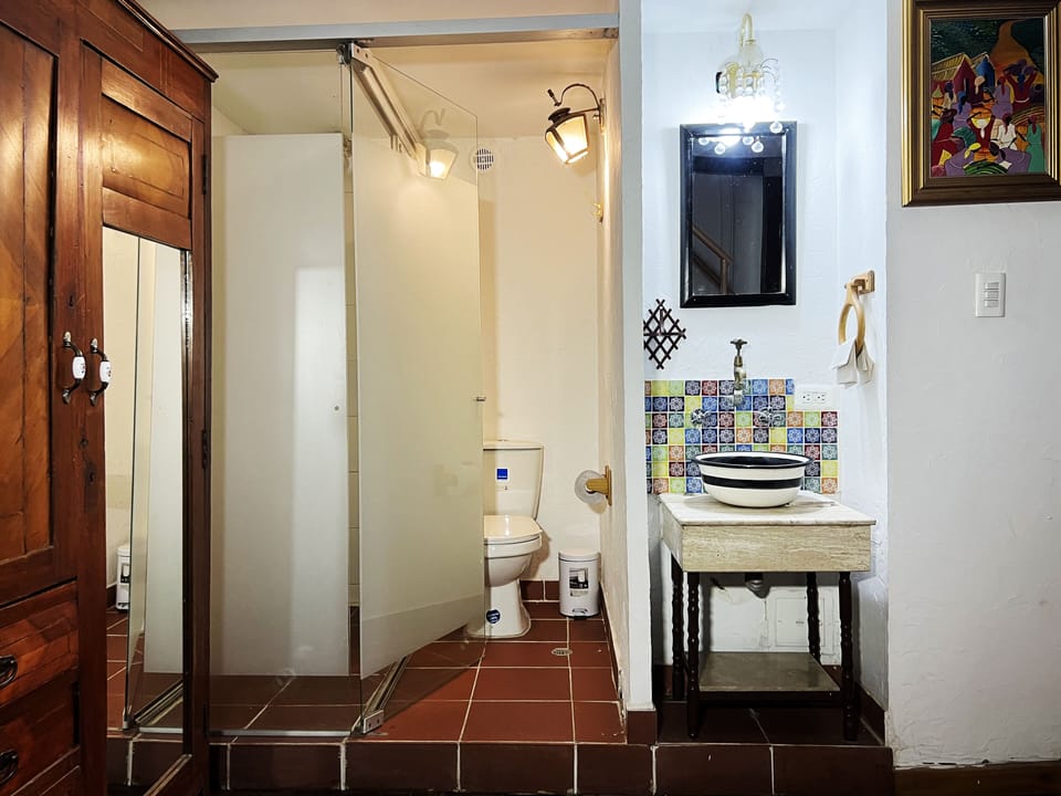 Superior Duplex | Bathroom | Shower, designer toiletries, hair dryer, towels